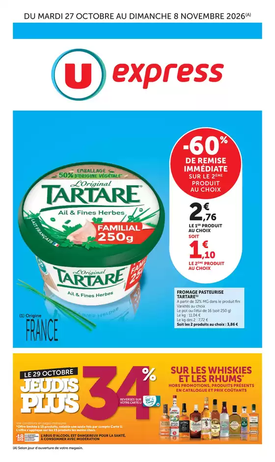 Catalogue U Express | TRAFIC | 2026-10-27T00:00:00.000Z - 2026-11-08T00:00:00.000Z
