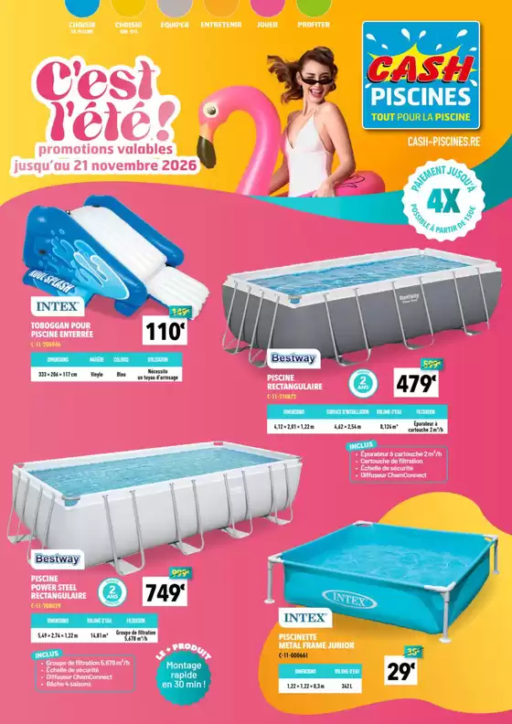 Catalogue Cash Piscines à Grigny (Essonne) | C'est l'été ! | 2026-10-26T00:00:00.000Z - 2026-11-21T00:00:00.000Z