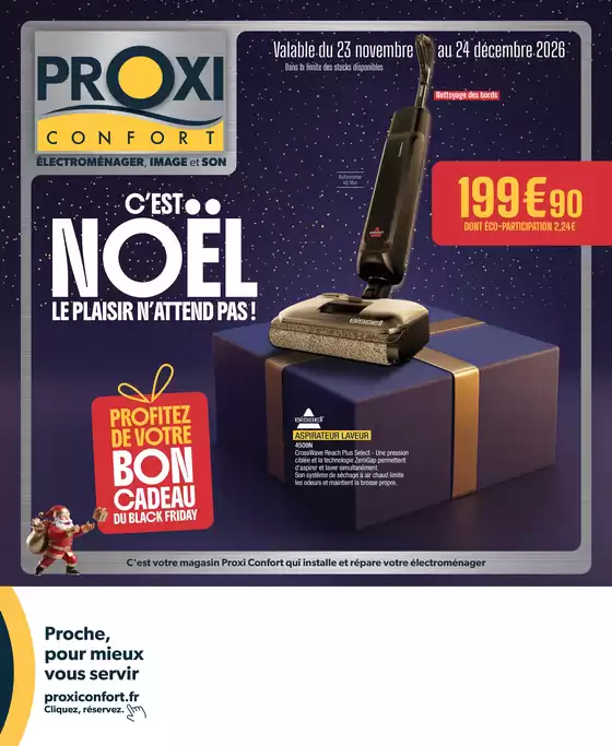 Catalogue Proxi Confort à Montbrison | ProxiConfort BB Tabloid Noel 2026 | 2026-11-23T00:00:00.000Z - 2026-12-24T00:00:00.000Z