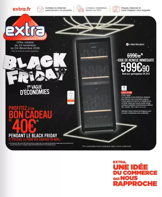 Catalogue Extra à Montbrison | Extra QR BP Tabloid Black Friday 2026 | 2026-11-23T00:00:00.000Z - 2026-12-04T00:00:00.000Z