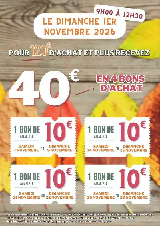 Catalogue E.Leclerc à Darnétal | Bons dachat 1er nov | 2026-11-01T00:00:00.000Z - 2026-11-29T00:00:00.000Z