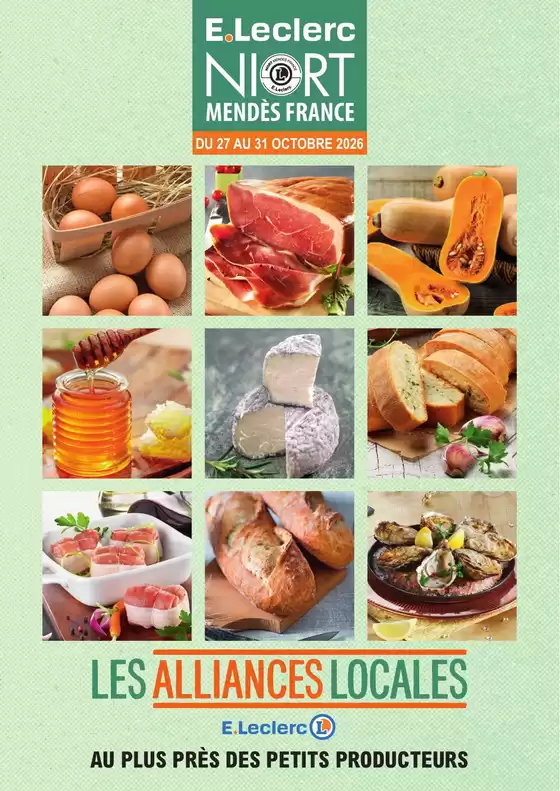 Catalogue E.Leclerc | Alliances Locales Octobre | 2026-10-27T00:00:00.000Z - 2026-10-31T00:00:00.000Z