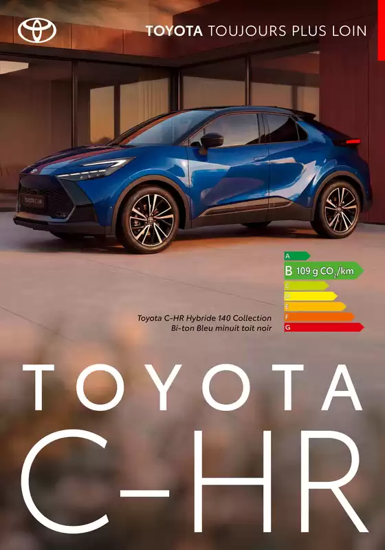 Catalogue Toyota à Vannes | Brochure Toyota C HR MY27 Septembre 2026 | 2026-10-26T00:00:00.000Z - 2026-12-31T00:00:00.000Z
