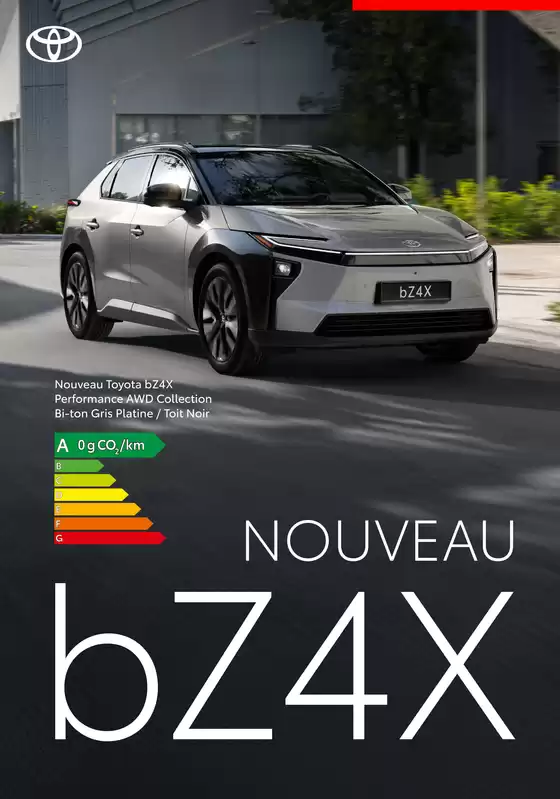 Catalogue Toyota à Vannes | Brochure Nouveau Toyota bZ4X MC25 Decembre 2025 | 2026-10-26T00:00:00.000Z - 2026-12-31T00:00:00.000Z
