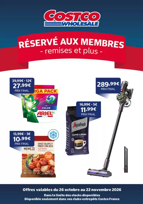 Catalogue Costco à Brech | Nouvelles offres à découvrir | 2026-10-26T00:00:00.000Z - 2026-11-22T00:00:00.000Z