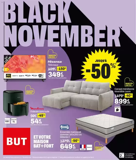 Catalogue BUT à Saint-Émilion | Black November | 2026-10-27T00:00:00.000Z - 2027-01-04T00:00:00.000Z