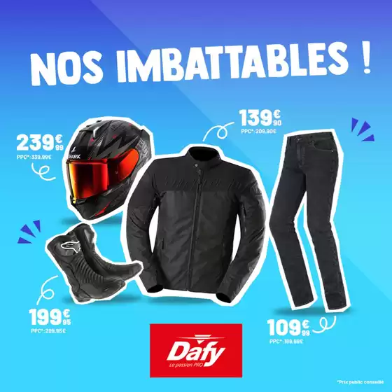 Catalogue Dafy Moto à Reims | Nos IMBATTABLES sont de retour ! C'est maintenant chez Dafy ! | 2026-10-27T00:00:00.000Z - 2026-11-30T00:00:00.000Z