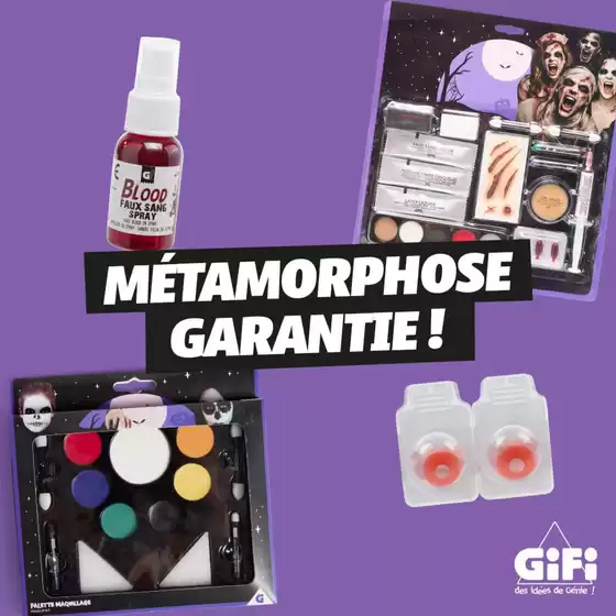 Catalogue Gifi à Châteauneuf-du-Rhône | Le maquillage fait toute la différence ! | 2026-10-27T00:00:00.000Z - 2026-10-31T00:00:00.000Z