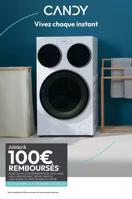 Catalogue Boulanger à La Flotte | OFFRE Candy : jusqu'à 100€ remboursés ! | 2026-10-27T00:00:00.000Z - 2026-12-01T00:00:00.000Z