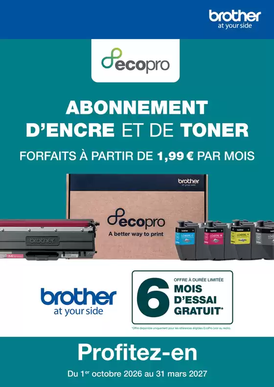 Catalogue LDLC à La Flotte | ABONNEMENT D’ENCRE ET DE TONER | 2026-10-27T00:00:00.000Z - 2027-03-31T00:00:00.000Z