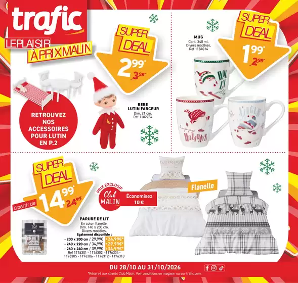 Catalogue Trafic | SUPER DEAL | 2026-10-28T00:00:00.000Z - 2026-10-31T00:00:00.000Z