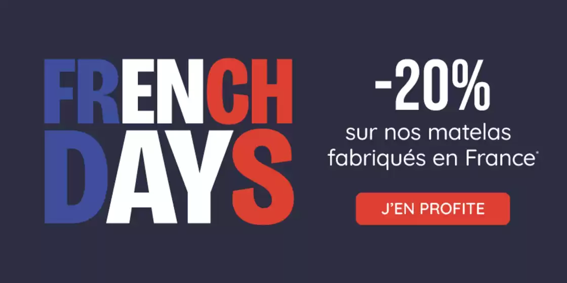 Catalogue Maison de la Literie | FRENCH DAYS | 2026-10-29T00:00:00.000Z - 2026-11-08T00:00:00.000Z