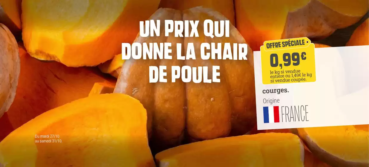 Catalogue Fresh à Chives | UN PRIX QUI DONNE LA CHAIR DE POULE | 2026-10-29T00:00:00.000Z - 2026-10-31T00:00:00.000Z