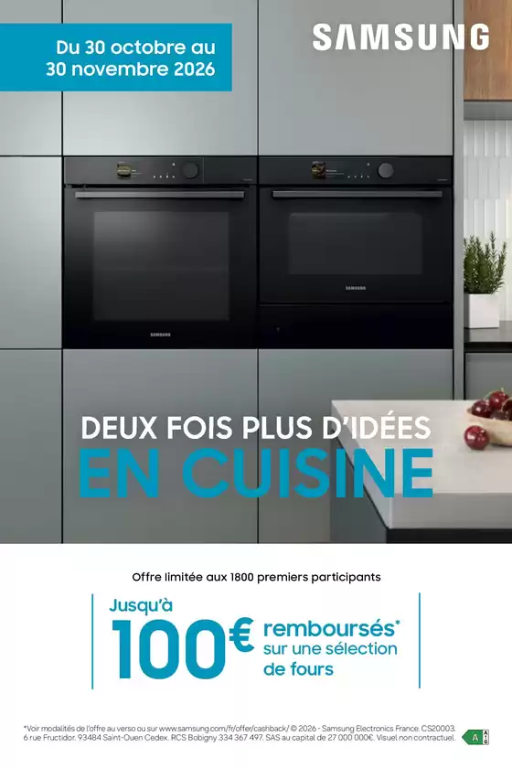 Catalogue MDA à Montpellier | DEUX FOIS PLUS D’IDÉES EN CUISINE | 2026-10-30T00:00:00.000Z - 2026-11-30T00:00:00.000Z