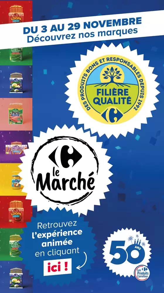 Catalogue Carrefour Drive à Bresson | DÉCOUVREZ LES MARQUES FILIÉRE QUALITÉ CARREFOUR EXPERT LE MARCHÉ | 2026-11-03T00:00:00.000Z - 2026-11-29T00:00:00.000Z