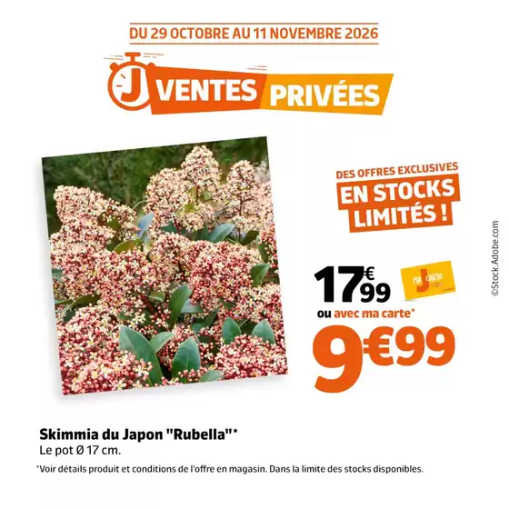 Catalogue Jardiland à | Il y a forcément une bonne affaire pour vous et pour eux | 2026-10-30T00:00:00.000Z - 2026-11-11T00:00:00.000Z