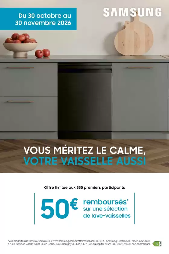 Catalogue Group Digital à Toulouse | Jusqu’à 50€ remboursés sur une sélection de lave-vaisselles | 2026-10-30T00:00:00.000Z - 2026-11-30T00:00:00.000Z