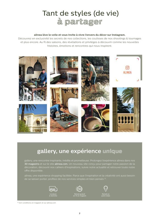 alinéa à saint-Étienne, promotions du catalogue